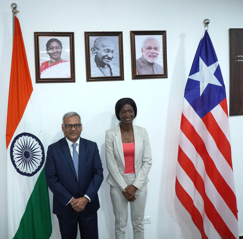 Meeting of Ambassador with Hon. Princess Eva Cooper, Director General of the Liberia National Tourism Authority (LNTA)- 10 December 2025.